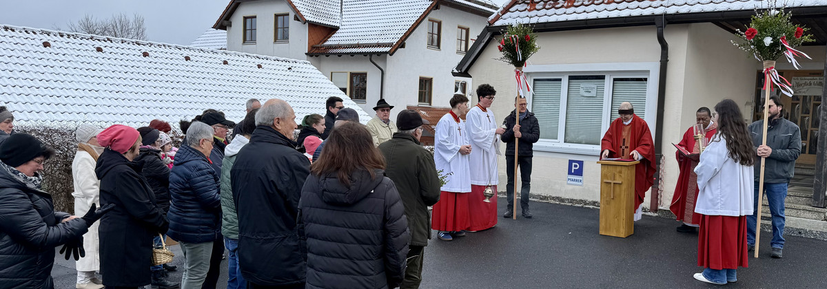 Segnung der Palmzweige